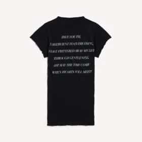 T-shirt femme « The Song of the Highest Tower » coupe petite, couleur noire