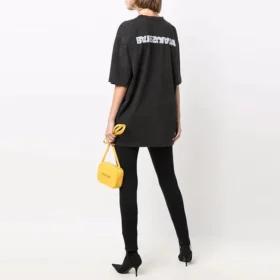 T-shirt à fente « Black » 641655TLVB39034