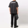 T-shirt à fente « Black » 641655TLVB39034