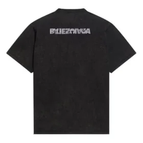 T-shirt à fente « Washed Black » 675016TLVB39034