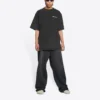 T-shirt à fente « Washed Black » 675016TLVB39034