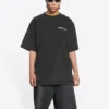 T-shirt à fente « Washed Black » 675016TLVB39034