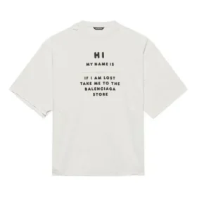 T-shirt FW21 « HI MY NAME IS WIDE FIT » 661715TKVF19081