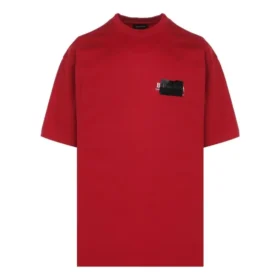 T-shirt Gaffer coupe large « Rouge » 641675TNVG16374