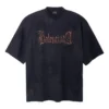 T-shirt Heavy Metal coupe large « Black Faded » 744439TOVE11055