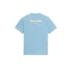 T-shirt homme Balenciaga à col rond et manches courtes, imprimé « Political Campaign », bleu 570803TBV425840
