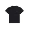 T-shirt homme Balenciaga FW21 à imprimé logo, style rétro, manches courtes, noir 612966TIVG51070