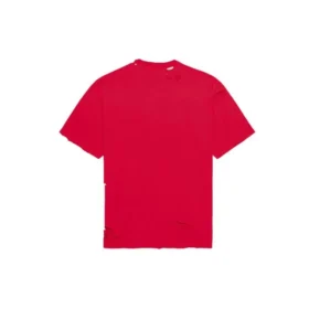 T-shirt homme Balenciaga à imprimé alphabétique, col rond, manches courtes, rouge 651795TKVB86295 T-shirt homme Balenciaga à imprimé alphabétique, col rond, manches courtes, rouge 651795TKVB86295