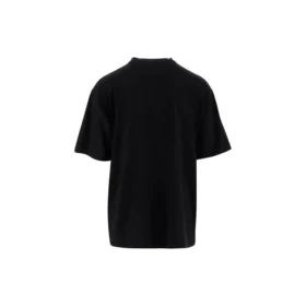 T-shirt homme Balenciaga oversize à imprimé logo rétro, manches courtes, noir 620969TIVA11000