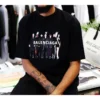 T-shirt homme Balenciaga oversize à imprimé logo rétro, manches courtes, noir 620969TIVA11000