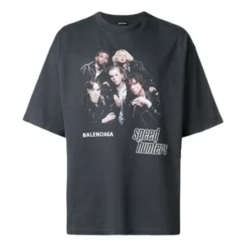 t shirt homme balenciaga srie speed hunter logo imprim style rtro coupe ample manches courtes noir 541877tcv381055 1 280x280 - T-shirt homme Balenciaga s&eacute;rie Speed Hunter, logo imprim&eacute;, style r&eacute;tro, coupe ample, manches courtes, noir 541877TCV381055