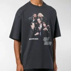 t shirt homme balenciaga srie speed hunter logo imprim style rtro coupe ample manches courtes noir 541877tcv381055 2 280x280 - T-shirt homme Balenciaga s&eacute;rie Speed Hunter, logo imprim&eacute;, style r&eacute;tro, coupe ample, manches courtes, noir 541877TCV381055