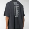 T-shirt homme Balenciaga série Speed Hunter, logo imprimé, style rétro, coupe ample, manches courtes, noir 541877TCV381055