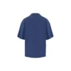 T-shirt homme Balenciaga SS21 à manches courtes, coupe ample, imprimé motif de course et logo, bleu 641614TJVK64866