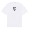 T-shirt homme à col rond imprimé SS21, blanc, 651795TKV779040