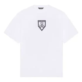 T-shirt homme à col rond imprimé SS21, blanc, 651795TKV779040