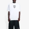 T-shirt homme à col rond imprimé SS21, blanc, 651795TKV779040
