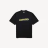 T-shirt homme coupe moyenne « Messy Spray »  en noir