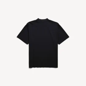 T-shirt homme coupe moyenne « Messy Spray »  en noir