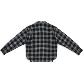 T-shirt hybride à col en V « Anthracite Black White » 704271T41301163