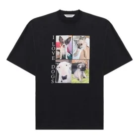 T-shirt « I Love Dogs » SS21 Noir 641532TJVH11000