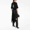 T-shirt imprimé Drip Peace coupe large, collection SS21, noir 641655TKVA11012