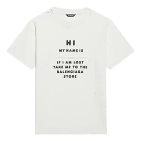 T-shirt imprimé logo FW21 Blanc 661705TKVF19081