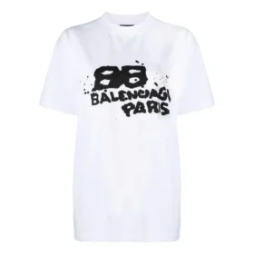 T-shirt à l&rsquo;icône BB Icon dessinée à la main, coupe moyenne « Blanc » 612965TNVN49040