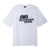 T-shirt à l&rsquo;icône BB Icon dessinée à la main, coupe moyenne « Blanc Noir » 612966TNVN49040