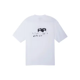 T-shirt à l&rsquo;icône BB Icon dessinée à la main, coupe moyenne « Blanc Noir » 612966TNVN49040