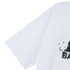 T-shirt à l&rsquo;icône BB Icon dessinée à la main, coupe moyenne « Blanc Noir » 612966TNVN49040
