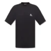 T-shirt à logo B sportif, coupe carrée « Black » 681045TLVN11070