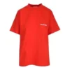 T-shirt à logo, coupe classique « Bright Red » 612965TMVF43168