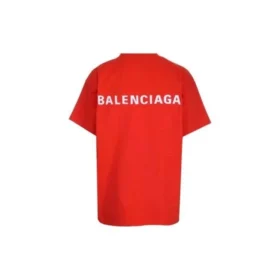 T-shirt à logo, coupe classique « Bright Red » 612965TMVF43168