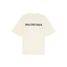 T-shirt à logo, coupe moyenne « Beige » 612966TMVF49069