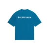 T-shirt à logo, coupe moyenne « Bleu » 612966TLVB99567