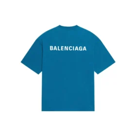 T-shirt à logo, coupe moyenne « Bleu » 612966TLVB99567