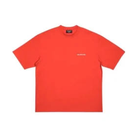 T-shirt à logo coupe moyenne « Bright Red » 612966TMVF43168