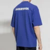T-shirt à logo, coupe moyenne « Indigo » 612966TLVB34388