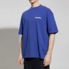 T-shirt à logo, coupe moyenne « Indigo » 612966TLVB34388