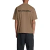 T-shirt à logo coupe moyenne « Tan » 612966TMVF47761