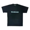 T-shirt à logo flou « Black Blue » 661705TKVD51070