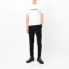 T-shirt à logo flou « Blanc Noir » 661705TKVD59040