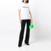 T-shirt à logo flou « Blanc Noir » 661705TKVD59040