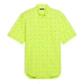 T-shirt à logo intégral « Jaune fluo » 534332TILX67110