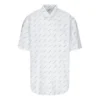 T-shirt à logo intégral « White Black » 534332TBL969040