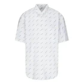 T-shirt à logo intégral « White Black » 534332TBL969040