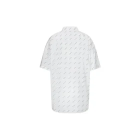 T-shirt à logo intégral « White Black » 534332TBL969040