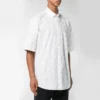 T-shirt à logo intégral « White Black » 534332TBL969040