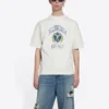 T-shirt à logo Varsity, coupe moyenne « Blanc » 612966TLV891375